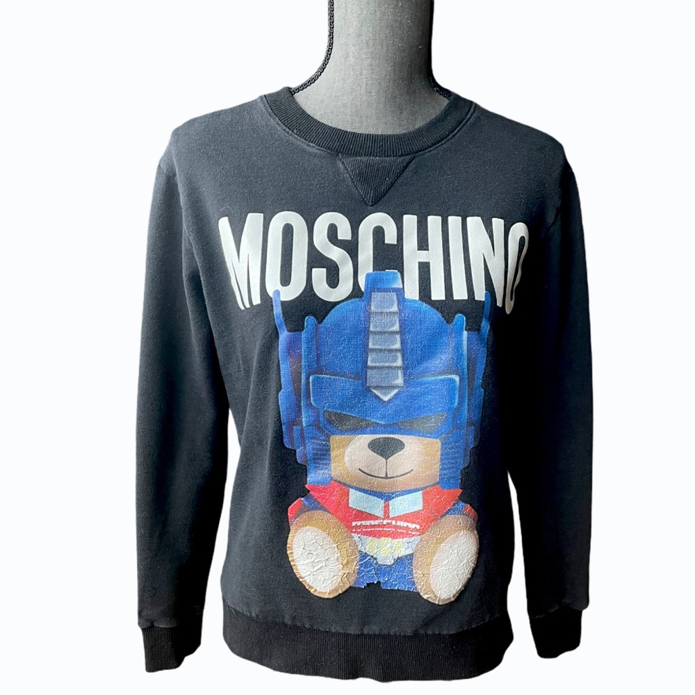 ❤️SOLD❤️Moschino Couture Transformer Bear crewneck